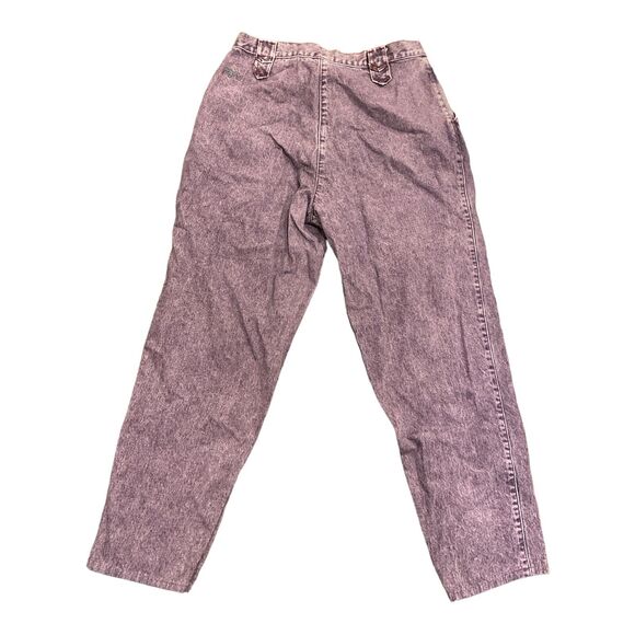 Vtg Roper Bareback High Rise Stonewash‎ Purple Denim Mom Jeans Women's Sz 15 16 - Picture 5 of 8